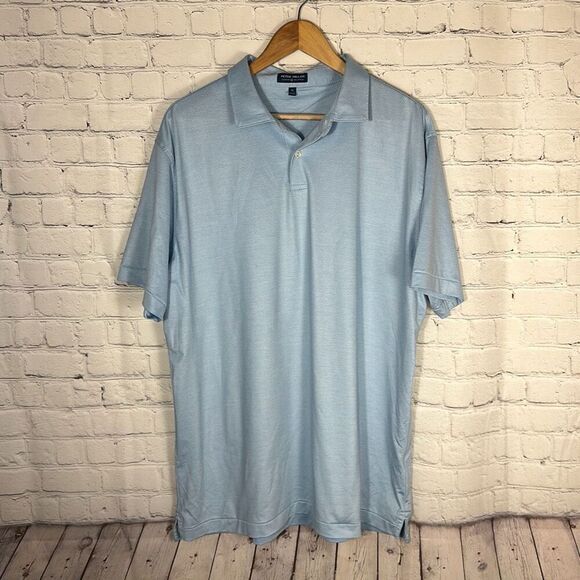 Peter Millar Crown Comfort Blue Performance Polo size XL MS20EK513S - Picture 1 of 10